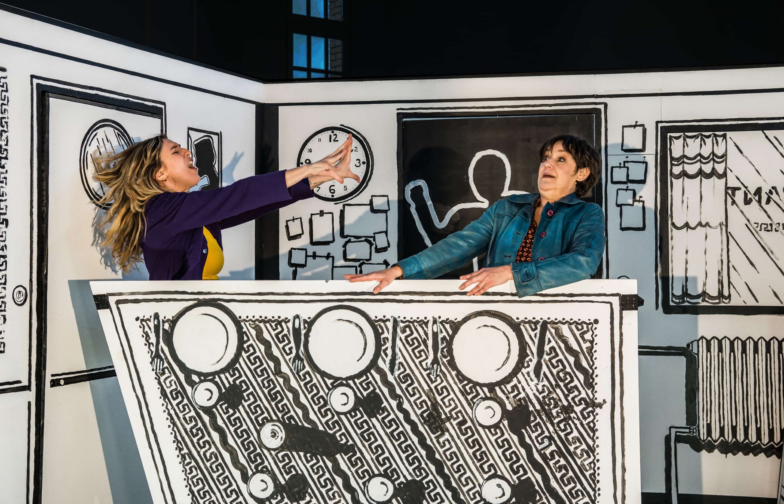 Exploits mortels, texte de Rasmus Lindberg, mise en scène de François Rancillac, au Théâtre Dunois