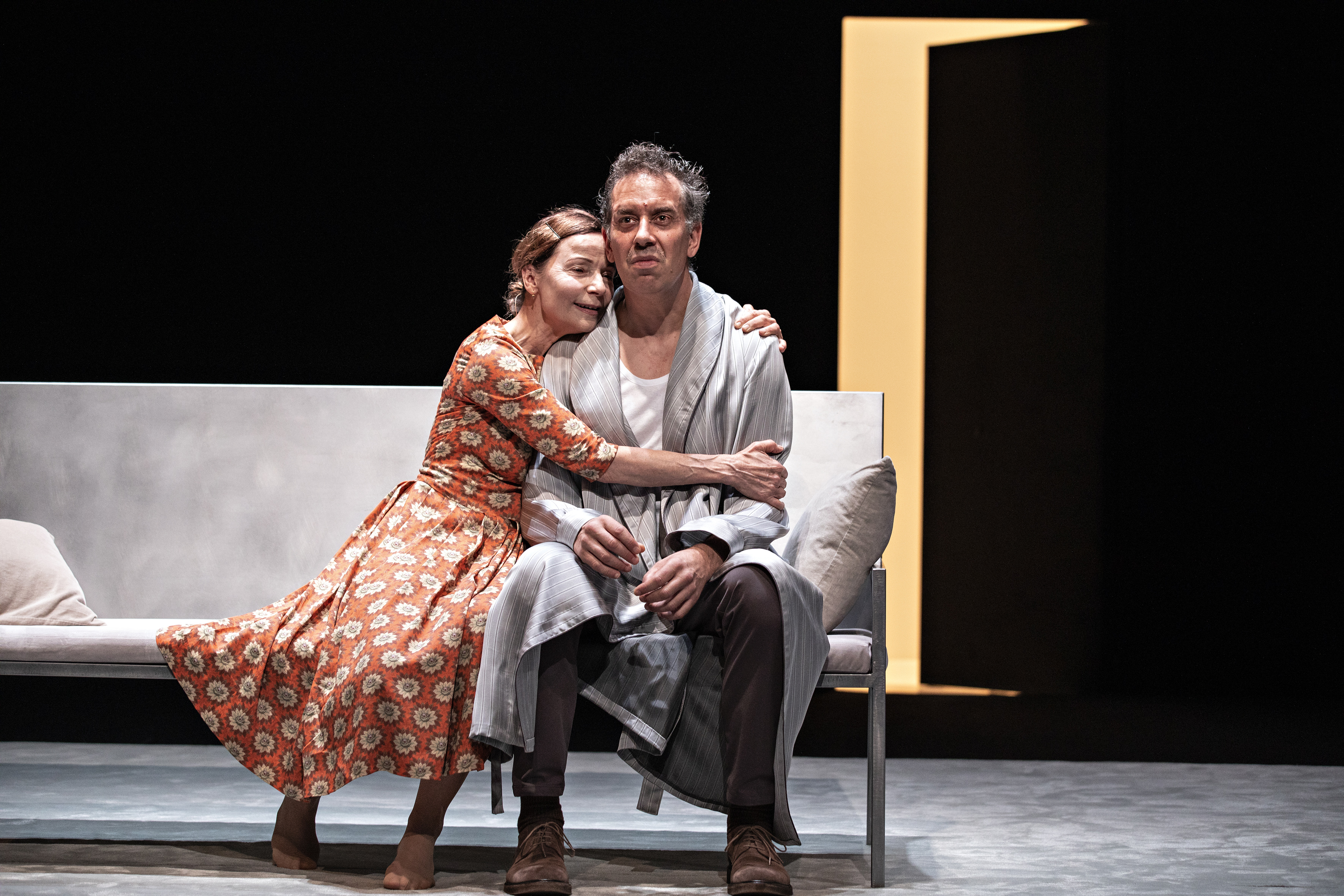 Et jamais nous ne serons séparés, de Jon Fosse, mise en scène et scénographie de Daniel Jeanneteau et Mammar Benranou, TG2, Théâtre de Gennevilliers, Gennevilliers