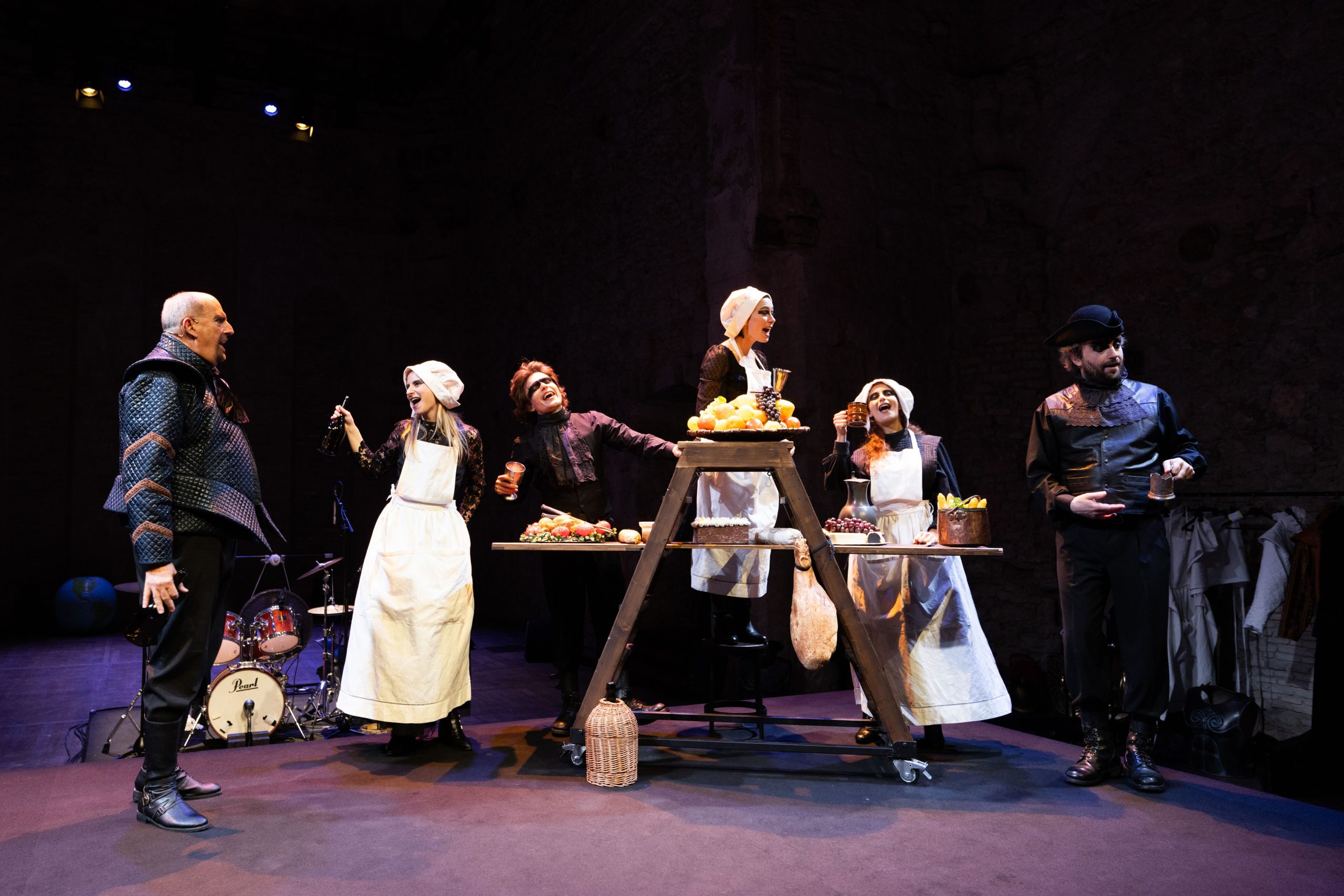 Gargantua, d’après François Rabelais, mise en scène de Hervé Van der Meulen, Théâtre national de Nice (Salle des franciscains)