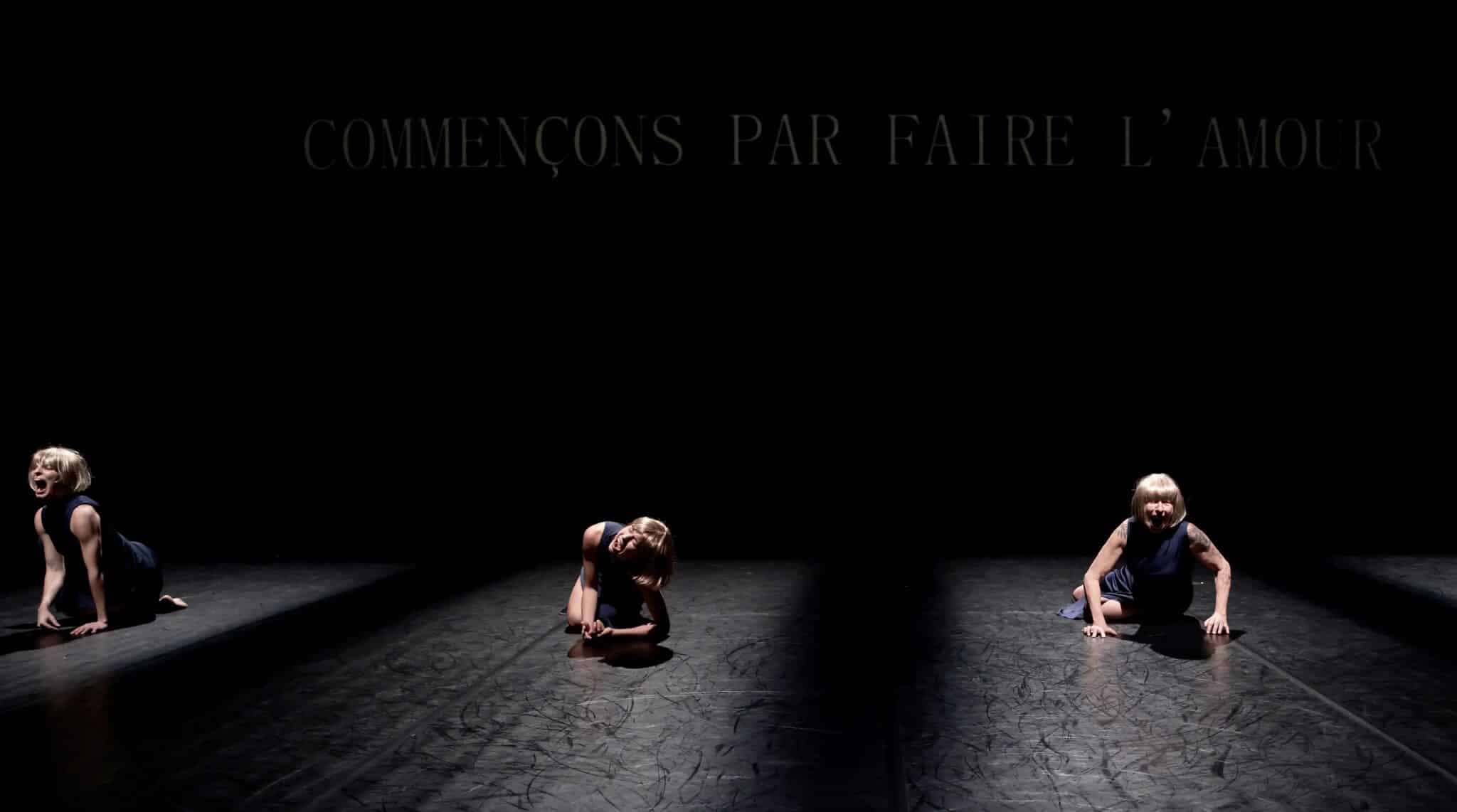 Commençons par faire l’amour, chorégraphie de Laura Bachman à la Grande Halle de la Villette