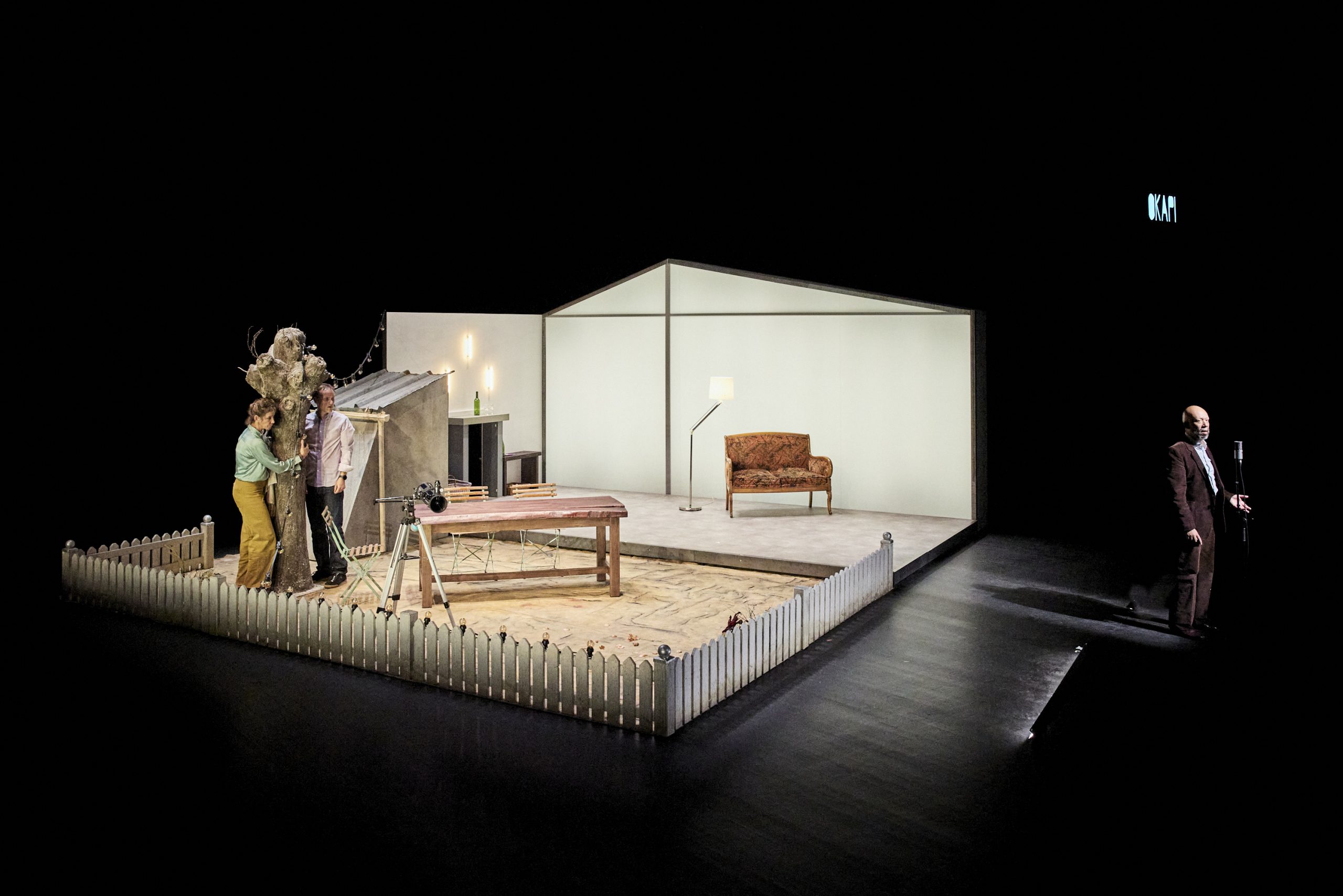 A condition d’avoir une table et un jardin, texte et mise en scène de Gérard Watkins, au TGP, CND de St Denis