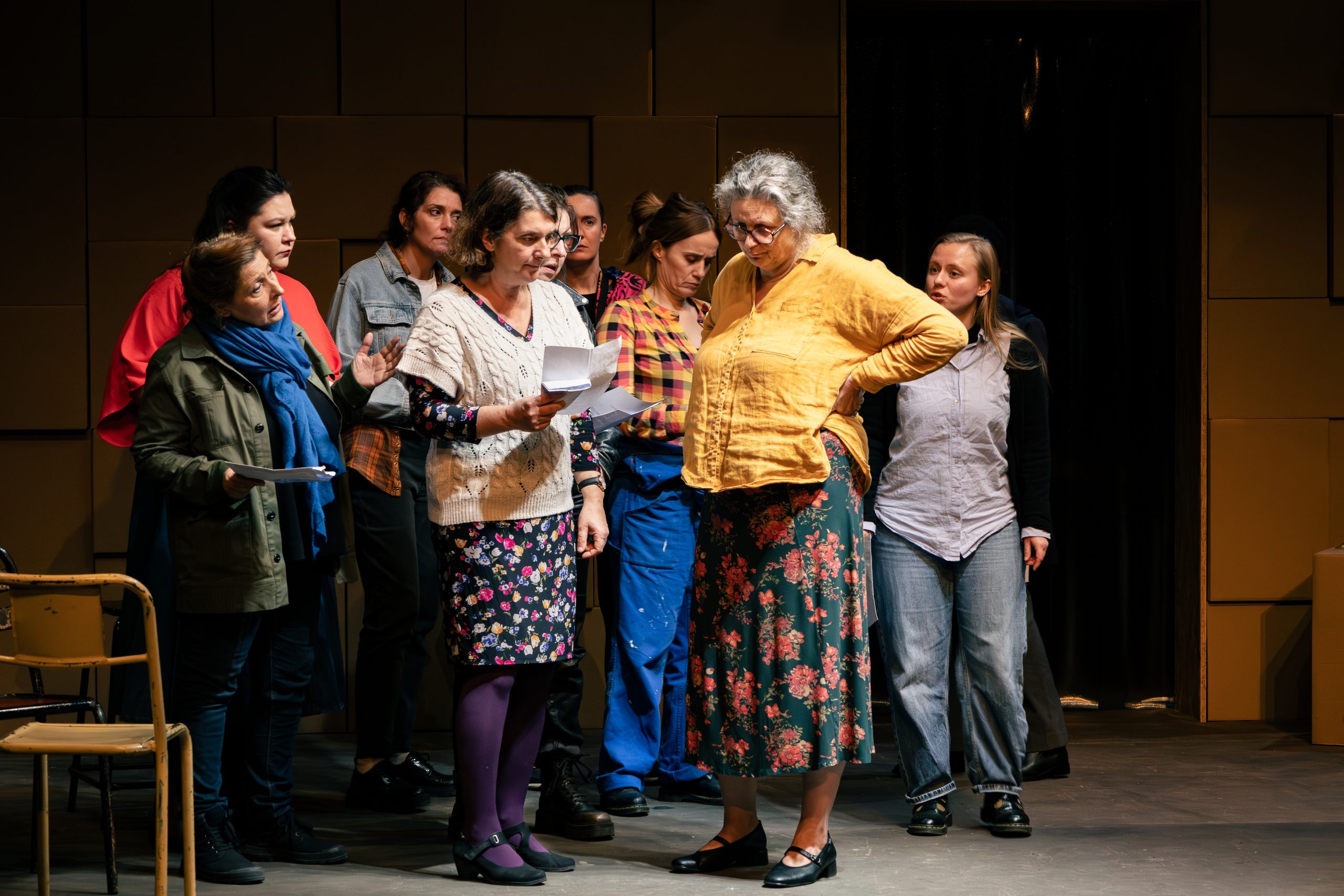 7 minutes (comité d’usine), de Stefano Massini, mise en scène d&rsquo;Olivier Mellor, Centre culturel Jacques Tati, Amiens