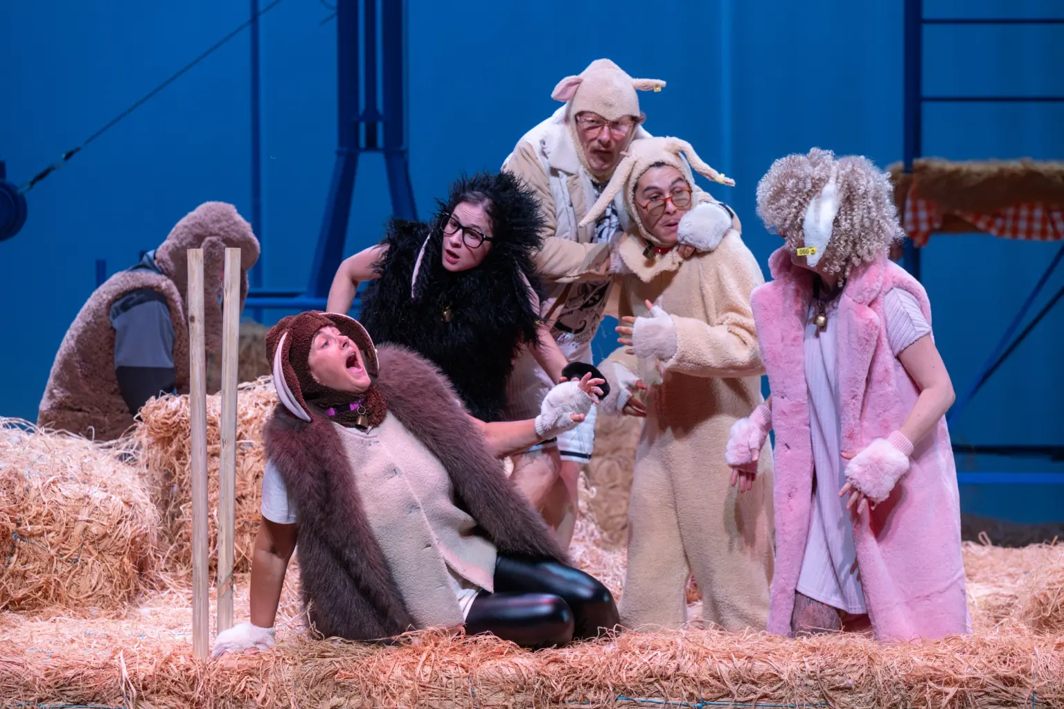 Foutue bergerie, texte et mise en scène de Pierre Guillois, au Théâtre du Rond-Point