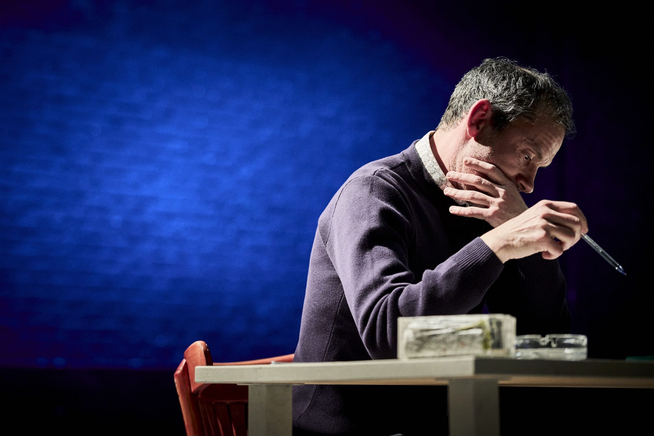 Le projet Barthes, d’après Roland Barthes, mise en scène de Sylvain Maurice, au théâtre de L’Échangeur, à Bagnolet