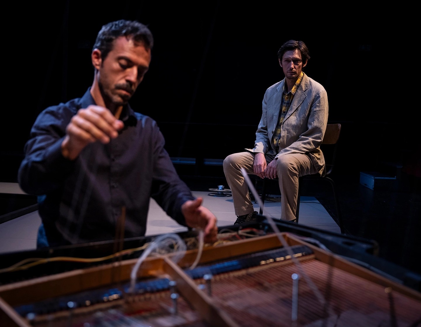 La mort de Jean-Marie de Balma, texte de Vincent Guédon, conception et mise en scène de Pascal Kirsch au Théâtre de la Tempête, à Paris